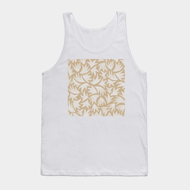 Spiky minimal pattern Tank Top by Happy Mouse Studio